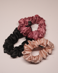 Pure Silk Scrunchies Blush Collection (Set of three)