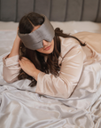 DEEP SLEEP EYE MASK - CHARCOAL GREY