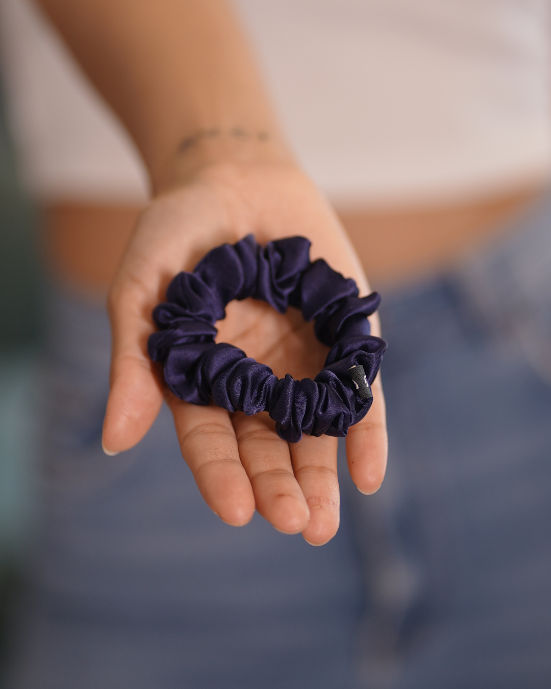 Pure Silk Scrunchies Dark Collection (Set of three)