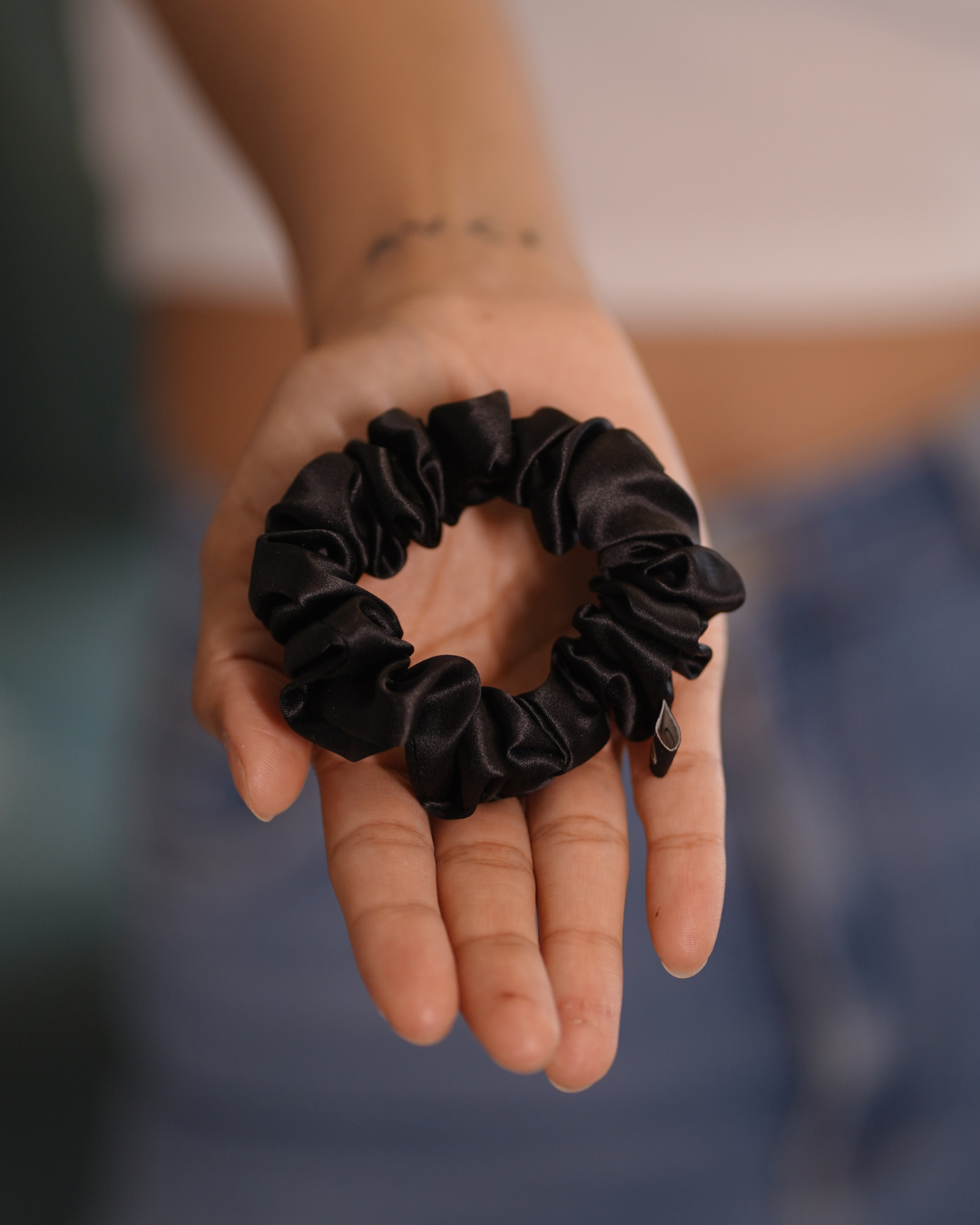 Pure Silk Scrunchies Dark Collection (Set of three)