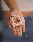 Pure Silk Scrunchies Blush Collection (Set of three)