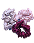 Pure Silk Scrunchies Sunset Collection (Set of three)