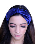 Midnight Blue Silk Hairband