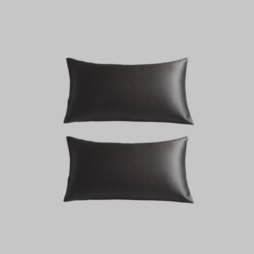 CHARCOAL GREY PILLOWCASE WITHOUT BORDER